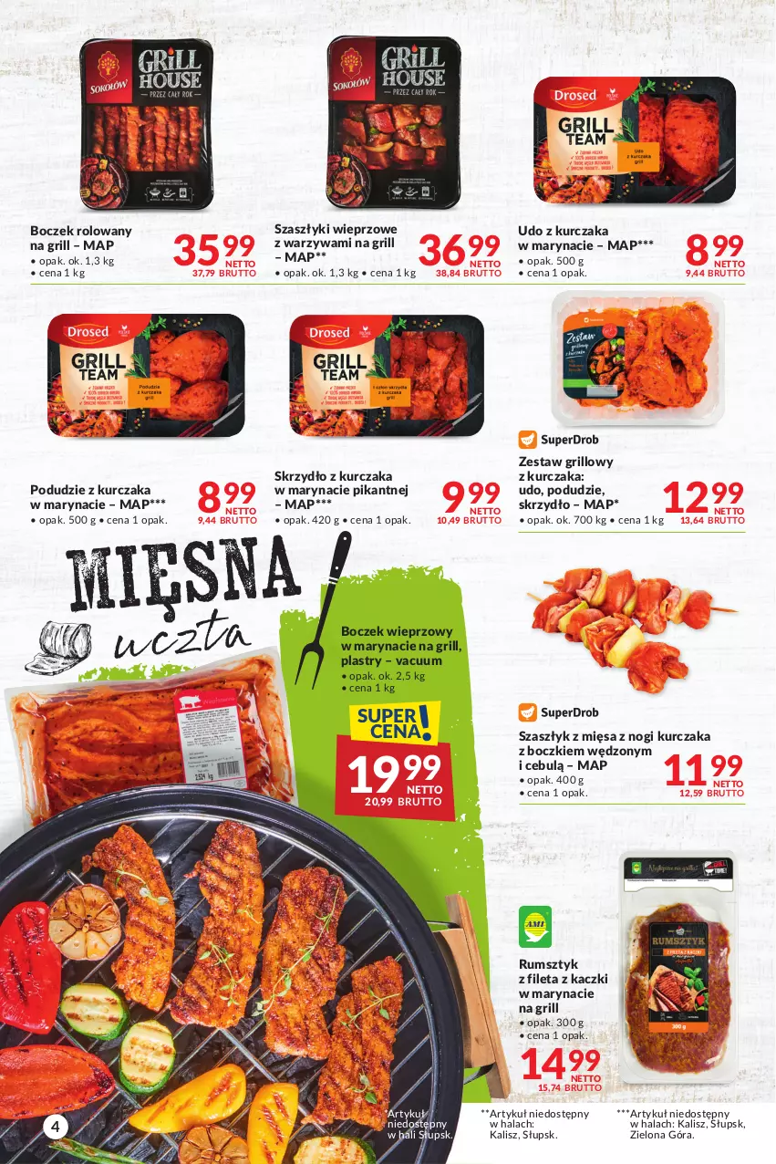 Gazetka promocyjna Makro - Sezon na grill - oferta z alkoholem - ważna 16.04 do 29.04.2024 - strona 4 - produkty: Boczek, Boczek wieprzowy, Grill, Kurczak, Podudzie z kurczaka, Rum, Udo z kurczaka, Warzywa