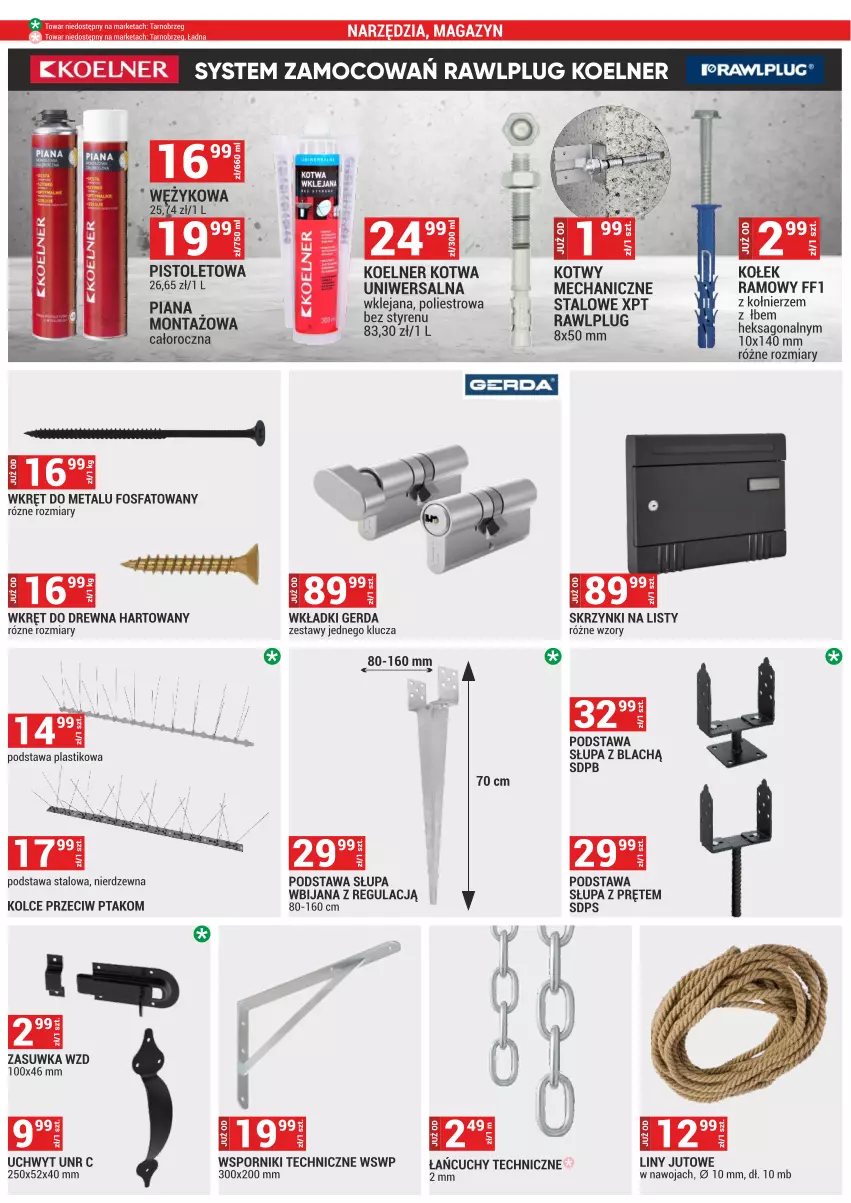 Gazetka promocyjna Merkury Market - ważna 02.05 do 31.05.2025 - strona 28 - produkty: Fa, Pistolet, Por, Wkładki, Wkręt