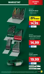 Gazetka promocyjna Lidl - GAZETKA - Gazetka - ważna od 26.10 do 26.10.2024 - strona 41 - produkty: Parkside, Tarka, Latarka czołowa, Zestaw wierteł, Latarka