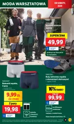 Gazetka promocyjna Lidl - GAZETKA - Gazetka - ważna od 26.10 do 26.10.2024 - strona 43 - produkty: Piec, Parkside, Sok, Ser, Buty, Moda, Spodnie, Bokserki