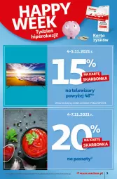 Gazetka promocyjna Auchan - Jesienne hiperokazje Hipermarkety - Gazetka - ważna od 10.11 do 10.11.2021 - strona 3 - produkty: Telewizory, Telewizor