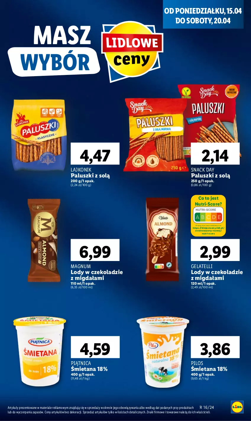 Gazetka promocyjna Lidl - GAZETKA - ważna 15.04 do 17.04.2024 - strona 53 - produkty: Lajkonik, Lody, Piątnica, Pilos, Wazon