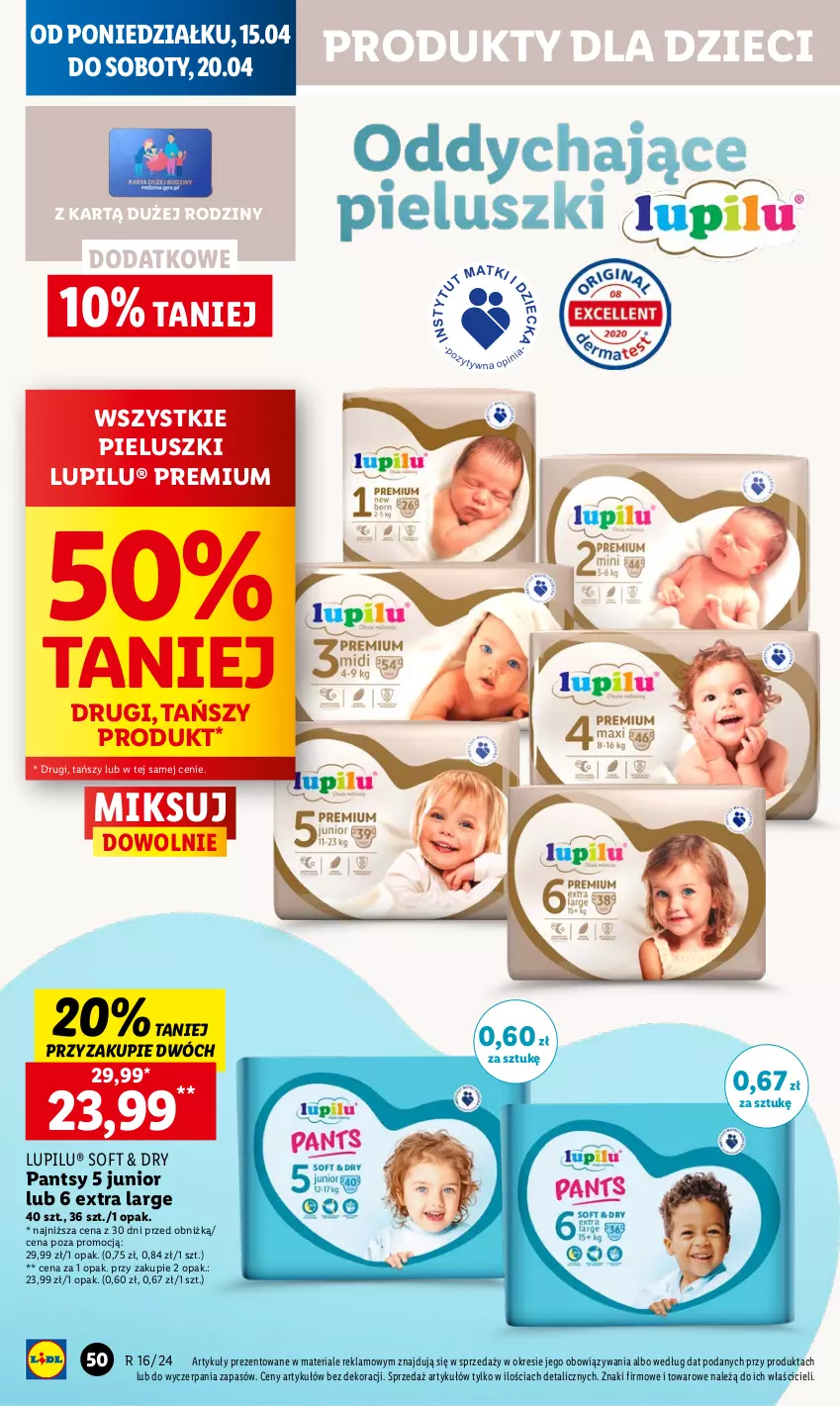 Gazetka promocyjna Lidl - GAZETKA - ważna 15.04 do 17.04.2024 - strona 54 - produkty: Dzieci