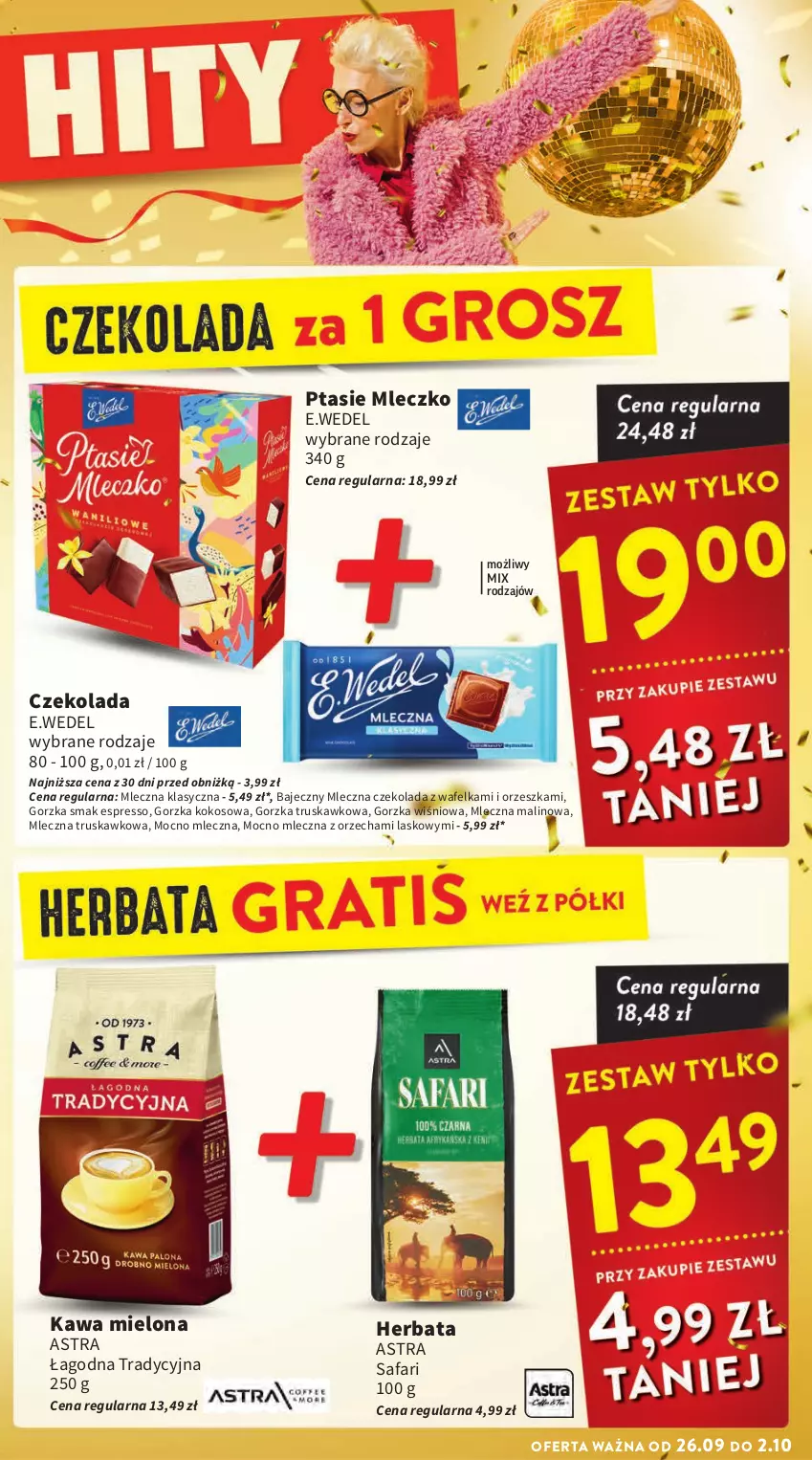 Gazetka promocyjna Intermarche - Gazetka Intermarche - ważna 26.09 do 02.10.2024 - strona 7 - produkty: Czekolada, Fa, Herbata, Kawa, Kawa mielona, Kokos, Mleczko, Ptasie mleczko