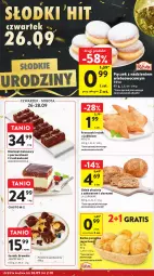 Gazetka promocyjna Intermarche - Gazetka Intermarche - Gazetka - ważna od 02.10 do 02.10.2024 - strona 22 - produkty: Pączek, Ser, Por, Gra, Jogurt, Chleb, Kakao, Bułka, Brownie