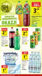 Gazetka promocyjna Intermarche - Gazetka Intermarche - Gazetka - ważna od 02.10 do 02.10.2024 - strona 30 - produkty: Gin, Ice tea, Lipton, Napój gazowany, Tymbark, Woda mineralna, Napój niegazowany, Staropolanka, Woda, Napój, Cisowianka