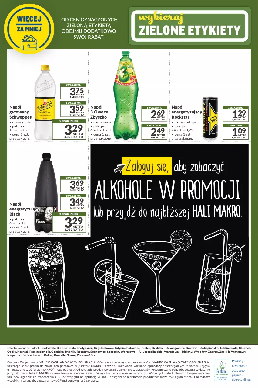 Gazetka promocyjna Makro - [Oferta promocyjna] Kupuj więcej płać mniej - ważna 14.12.2021 do 05.01.2022 - strona 8 - produkty: Gra, Kosz, Lack, Napój, Napój gazowany, Owoce, Papier, Piec, Rum, Schweppes, Sos, Szal