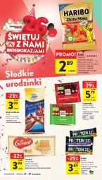 Gazetka promocyjna Intermarche - Gazetka Intermarche - Gazetka - ważna od 27.09 do 27.09.2023 - strona 32 - produkty: Jelly beans, Ciastka, Por, Pico-Balla, Dr Gerard, Tago, Sport, Czekolada, Rurki, Baton, Ritter Sport, Haribo