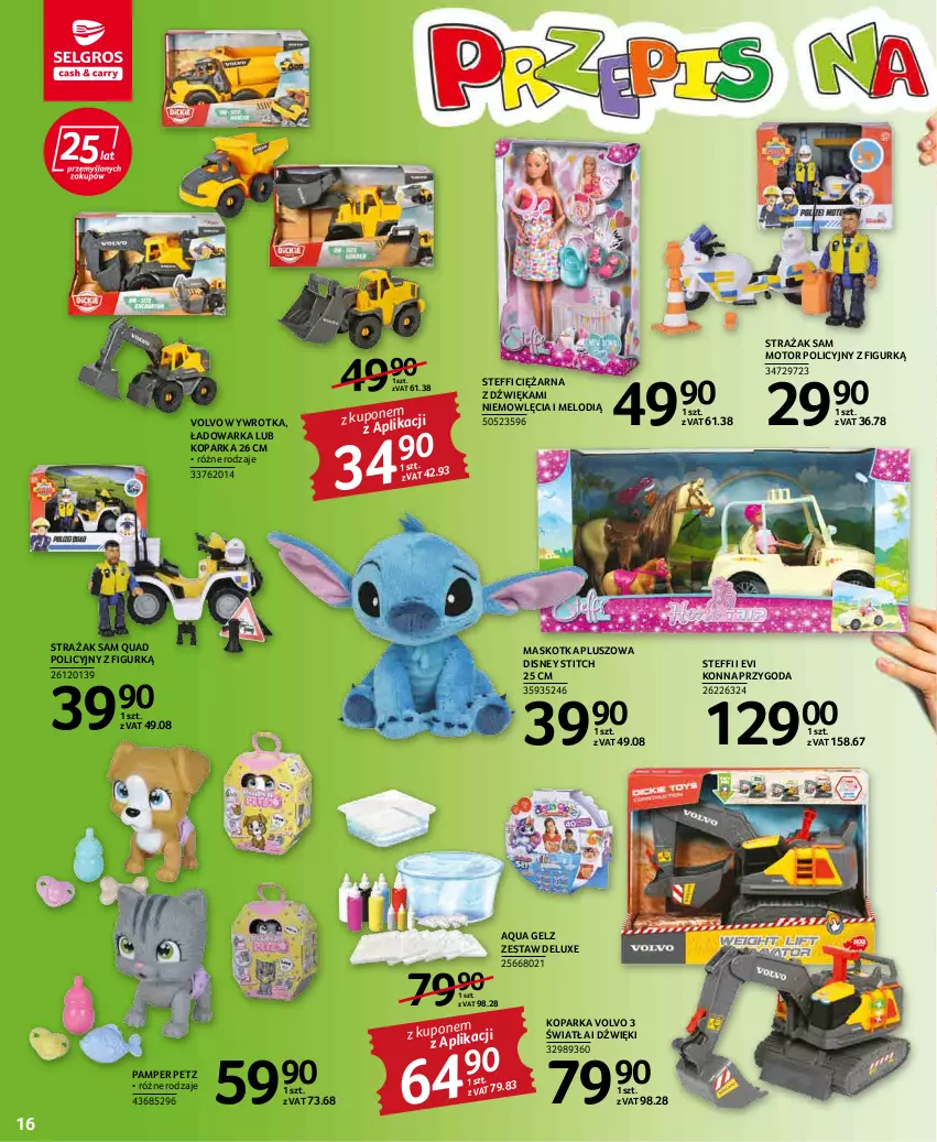 Gazetka promocyjna Selgros - Katalog Dzień Dziecka - ważna 19.05 do 01.06.2022 - strona 16 - produkty: Disney, Maskotka pluszowa, Parka, Warka, Wywrotka