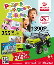 Gazetka promocyjna Selgros - Katalog Dzień Dziecka - Gazetka - ważna od 01.06 do 01.06.2022 - strona 1 - produkty: LEGO, Barbie, LEGO City, Klocki, Mercedes Benz, Akumulator, LG