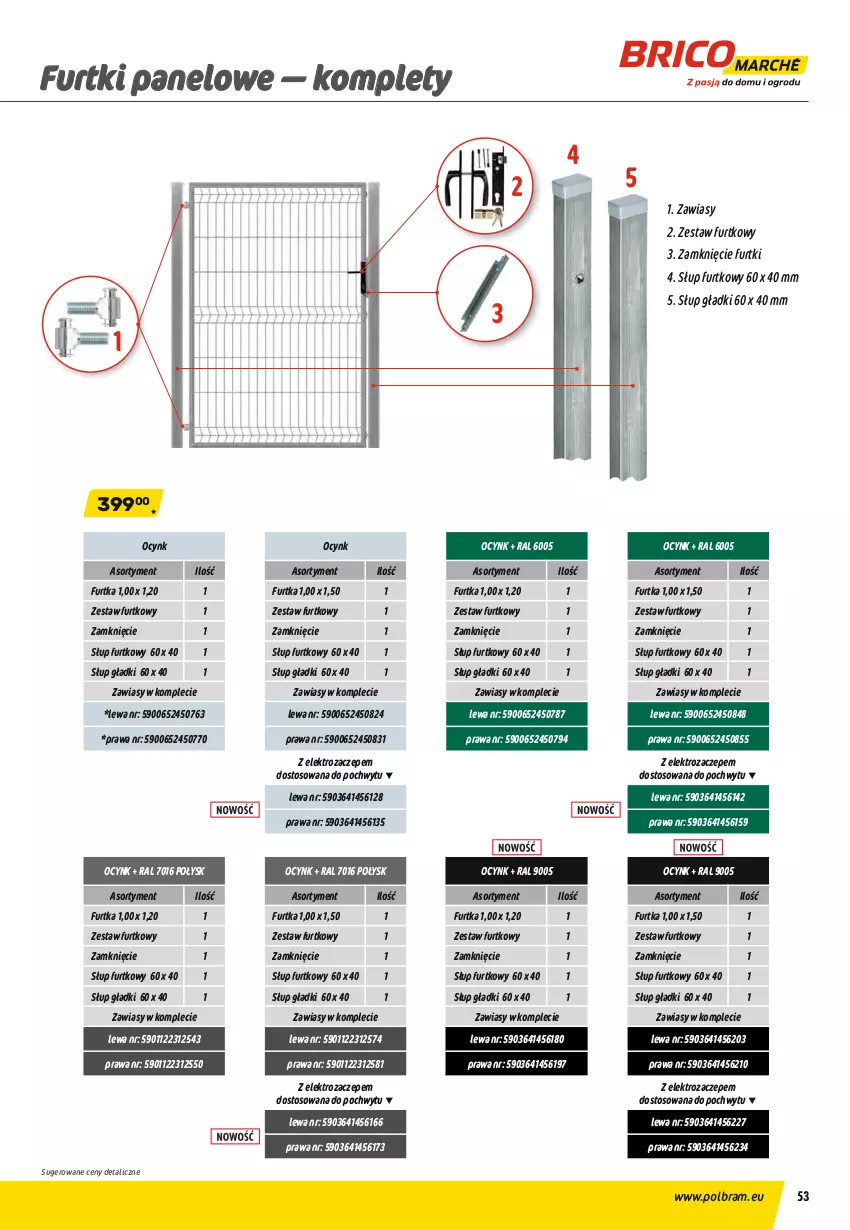 Gazetka promocyjna Bricomarche - Gazetka 
                    15.03
                    do
                    15.04 - ważna 15.03 do 15.04.2021 - strona 53 - produkty: Cynk