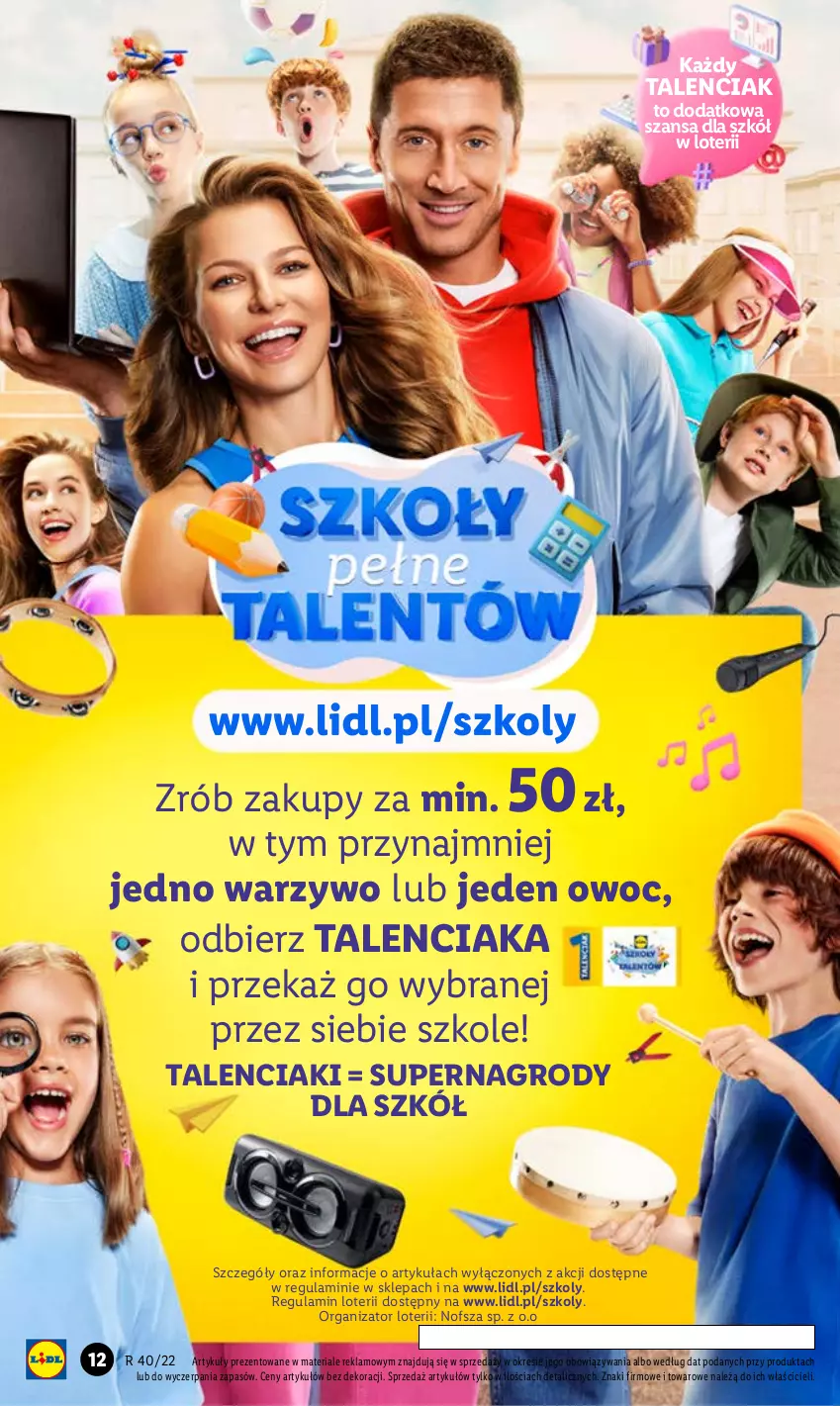 Gazetka promocyjna Lidl - GAZETKA - ważna 06.10 do 08.10.2022 - strona 12 - produkty: Ole!