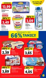 Gazetka promocyjna Lidl - GAZETKA - Gazetka - ważna od 08.10 do 08.10.2022 - strona 27 - produkty: Ser, Gra, Maślanka, Danone, Twaróg, Danone Fantasia, Mlekovita, Tera, Pilos, Twaróg półtłusty, Fanta, Deser, Mleczna kanapka, Monte, Mleko, Fa