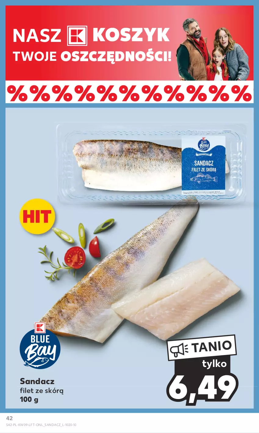 Gazetka promocyjna Kaufland - Gazetka tygodnia - ważna 29.02 do 06.03.2024 - strona 42 - produkty: Kosz, Sandacz, Sandacz filet