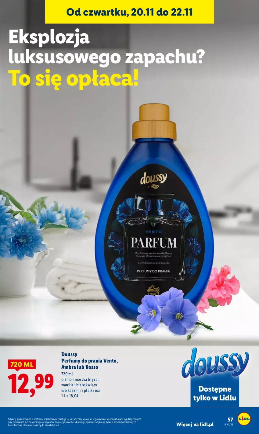 Gazetka promocyjna Lidl - GAZETKA - ważna 20.11 do 22.11.2025 - strona 61 - produkty: Bryza, Perfum