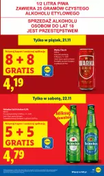 Gazetka promocyjna Lidl - GAZETKA - Gazetka - ważna od 22.11 do 22.11.2025 - strona 11 - produkty: Gra, Heineken, Warka