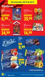 Gazetka promocyjna Lidl - GAZETKA - Gazetka - ważna od 22.11 do 22.11.2025 - strona 40 - produkty: Chupa Chups, Czekolada, Czekolada gorzka, Kalendarz, Kalendarz adwentowy, Fa