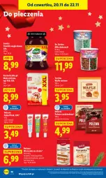 Gazetka promocyjna Lidl - GAZETKA - Gazetka - ważna od 22.11 do 22.11.2025 - strona 50 - produkty: Piec, Piernik, Jogurt, Kuchnia, Karp, Wafle, Dr. Oetker, Mąka, Ciasto jogurtowe, Delecta, Mąka tortowa, Wafle tortowe, Polewa czekoladowa, Fa