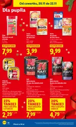 Gazetka promocyjna Lidl - GAZETKA - Gazetka - ważna od 22.11 do 22.11.2025 - strona 62 - produkty: Mokra karma, Królik, Przysmaki