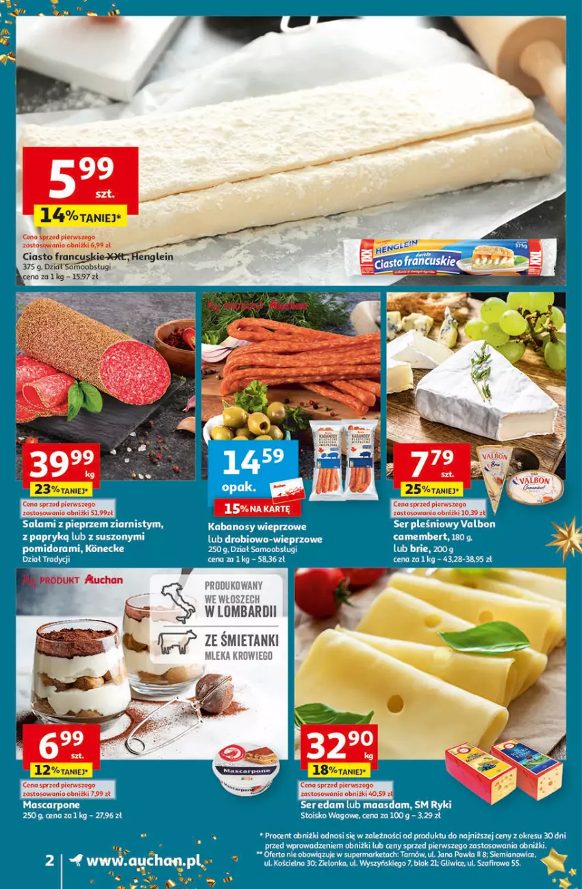 Gazetka promocyjna Auchan - Gazetka Magia Świąt Część 4 Supermarket Auchan - ważna 07.12 do 13.12.2023 - strona 2