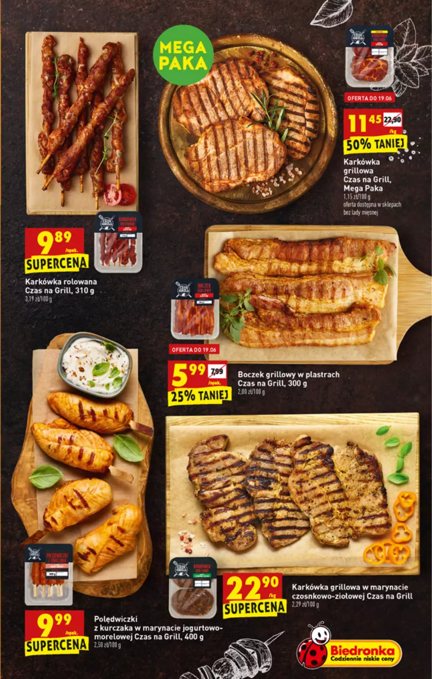 Gazetka promocyjna Biedronka - W tym tygodniu PN - ważna 17.06 do 23.06.2021 - strona 19 - produkty: Boczek, Grill, Jogurt, Kurczak, Polędwiczki z kurczaka