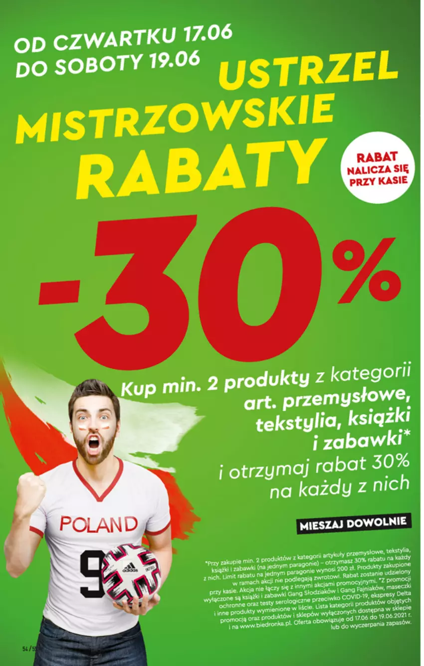 Gazetka promocyjna Biedronka - W tym tygodniu PN - ważna 17.06 do 23.06.2021 - strona 54 - produkty: Rama