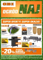 Gazetka promocyjna Obi - Gazetka OBI - Gazetka - ważna od 03.06 do 03.06.2025 - strona 1 - produkty: Hama, Sok, Telefon, Termometr, Stolik, Stół, Sofa, Dres, Fotel, Grill, Grill gazowy, Fa