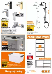 Gazetka promocyjna Obi - Gazetka OBI - Gazetka - ważna od 03.06 do 03.06.2025 - strona 11 - produkty: Kabina prysznicowa, Kompakt WC, Stół warsztatowy, Bateria umywalkowa, Bateria prysznicowa, Top, Ser, Słupek, Stół, Cynk, Deska wolnoopadająca, Meble łazienkowe, Pojemnik, Uchwyty, Tran, Rasco, Regał, Szafka, Bateria wannowa, Bateria, Brodzik, Regał metalowy, Meble, Miska
