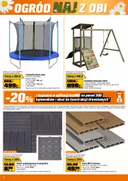 Gazetka promocyjna Obi - Gazetka OBI - Gazetka - ważna od 03.06 do 03.06.2025 - strona 6 - produkty: Sok, Mop, Huśtawka, Kosz, Wózek, Ogród, Pokrywa, Kosiarka