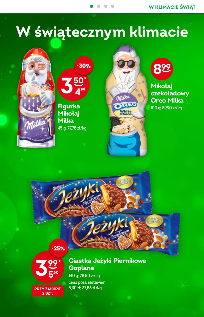 Gazetka promocyjna Żabka - ważna 22.12.2021 do 04.01.2022 - strona 28 - produkty: Ciastka, Goplana, Jeżyki, LANA, Milka, Oreo, Piernik