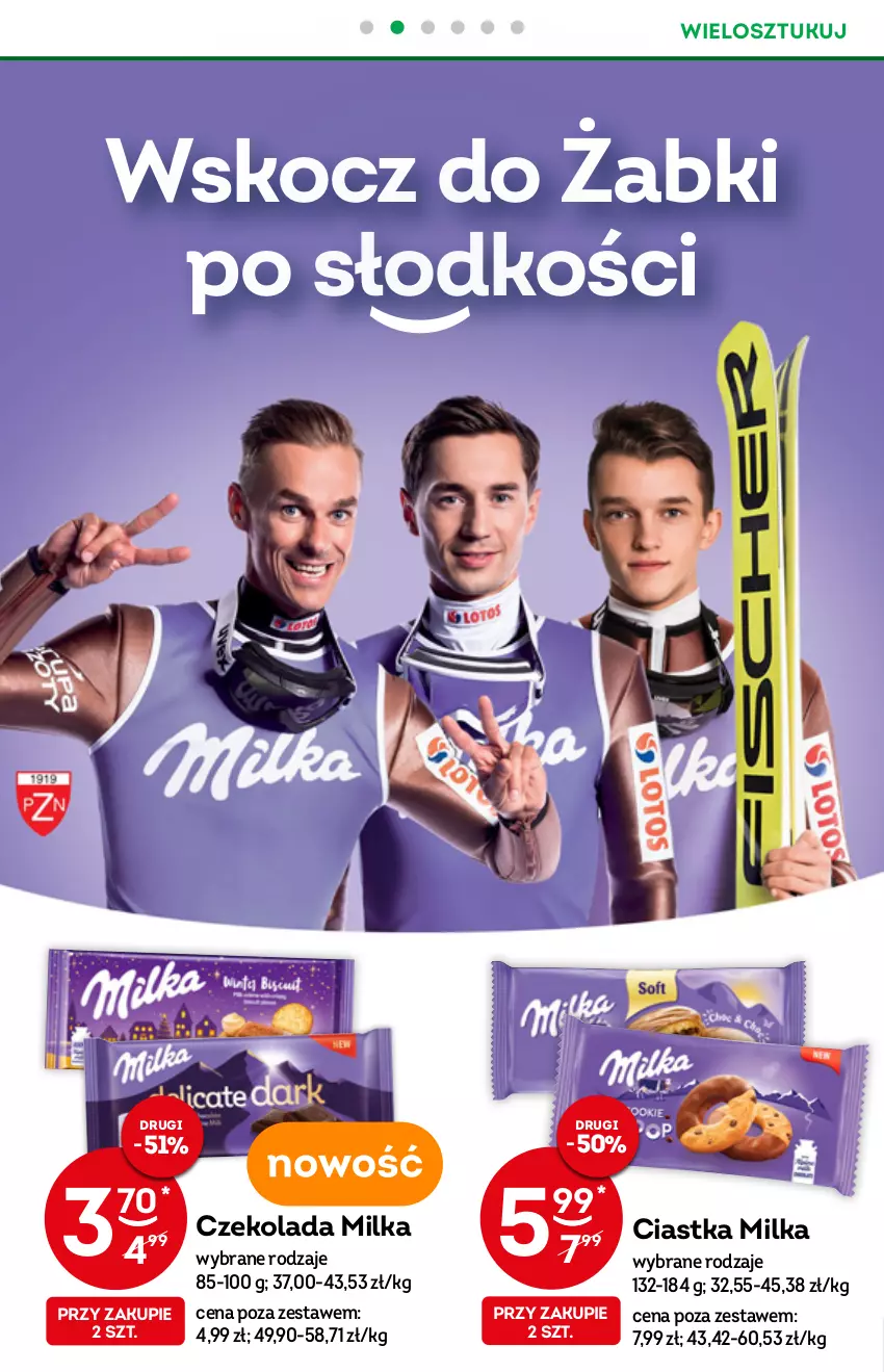 Gazetka promocyjna Żabka - ważna 22.12.2021 do 04.01.2022 - strona 7 - produkty: Ciastka, Czekolada, Koc, Milka