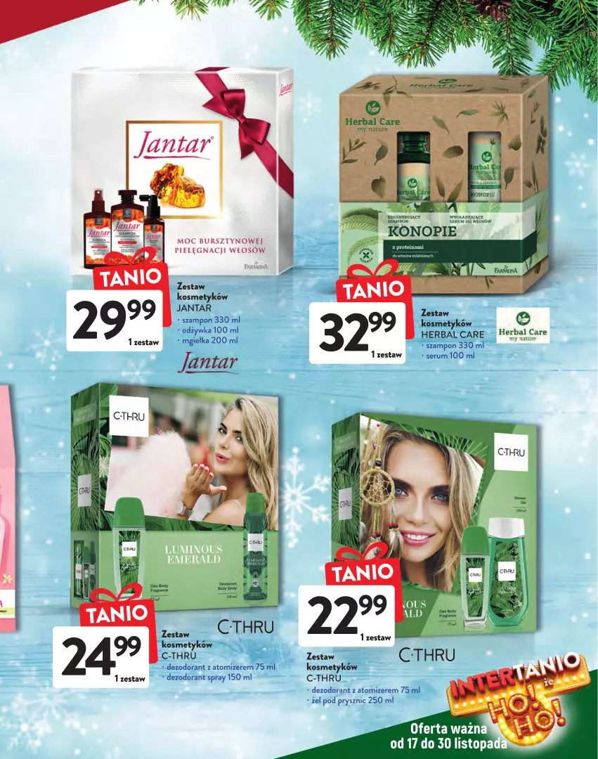 Gazetka promocyjna Intermarche - Gazetka Intermarche - ważna 17.11 do 30.11.2022 - strona 19 - produkty: Bursztyn, C-Thru, Dezodorant, Rum, Ser, Serum, Szampon