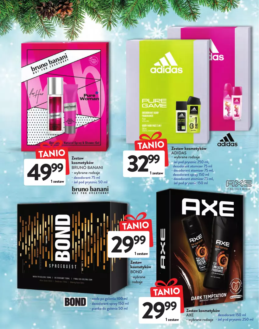 Gazetka promocyjna Intermarche - Gazetka Intermarche - ważna 17.11 do 30.11.2022 - strona 22 - produkty: Adidas, Bruno Banani, Dezodorant, Fa, Pianka do golenia, Woda, Woda po goleniu