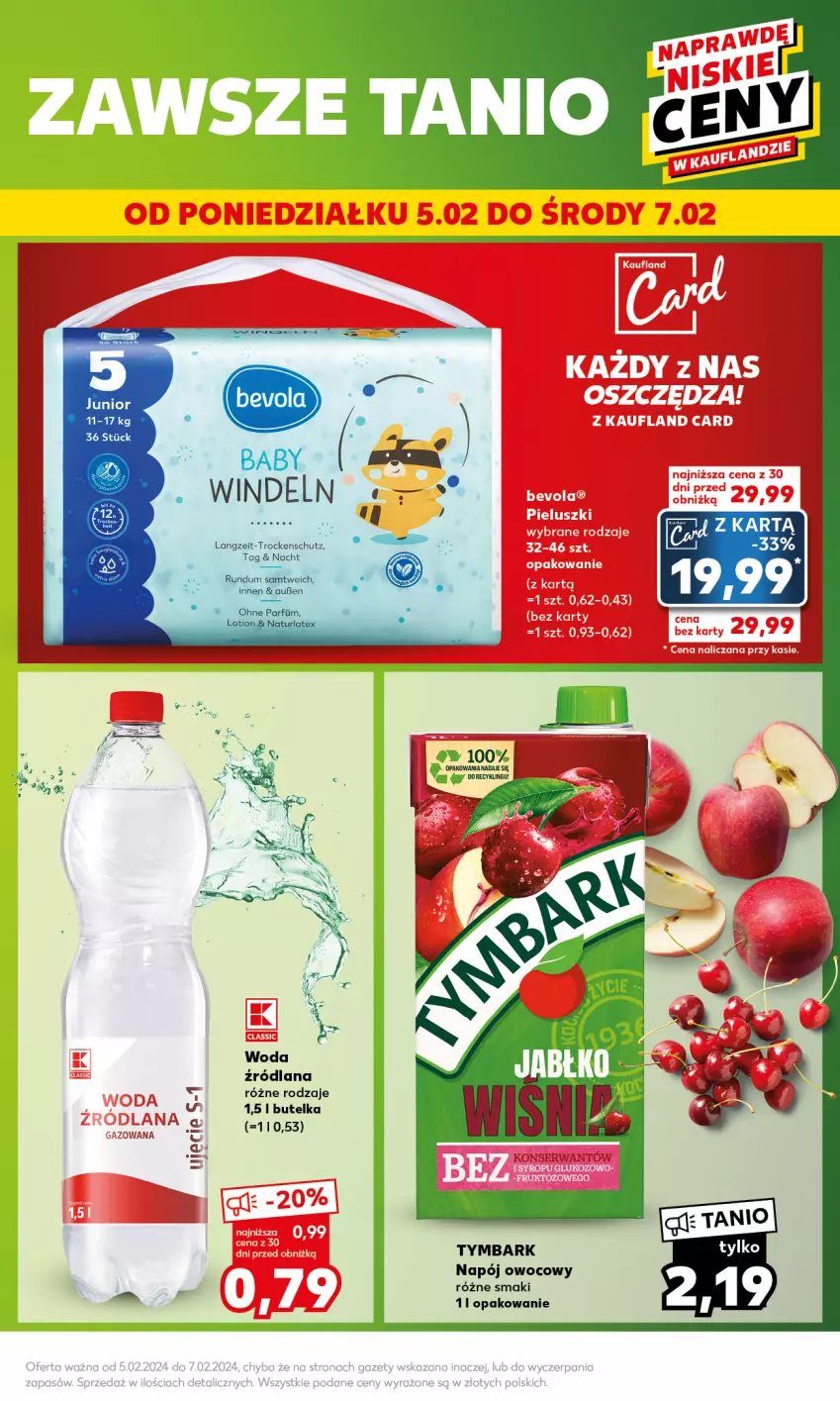 Gazetka promocyjna Kaufland - Mocny Start - ważna 05.02 do 07.02.2024 - strona 11 - produkty: LANA, Napój, Tymbark, Woda