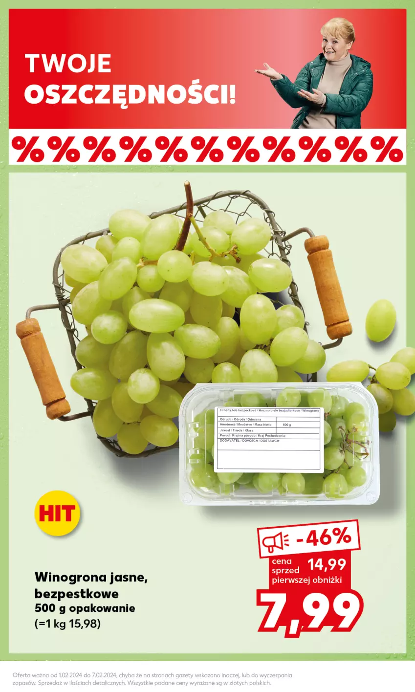 Gazetka promocyjna Kaufland - Mocny Start - ważna 05.02 do 07.02.2024 - strona 13 - produkty: Noż, Wino, Winogrona