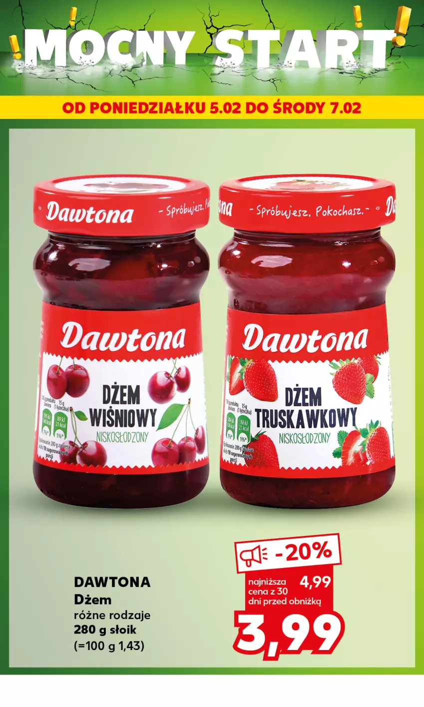 Gazetka promocyjna Kaufland - Mocny Start - ważna 05.02 do 07.02.2024 - strona 8 - produkty: Dawtona, Dżem