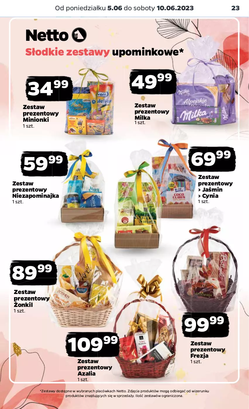 Gazetka promocyjna Netto - Artykuły spożywcze - ważna 05.06 do 10.06.2023 - strona 23 - produkty: Biały Jeleń, Dezodorant, Garnier, Gra, Lacalut, Lakier, Lakier do włosów, Milka, Mydło, Mydło w płynie, Naturell, Naturella, Palmolive, Pasta do zębów, Podpaski, Schwarzkopf, Szampon, Szczoteczka, Szczoteczka do zębów, Taft, Zestaw prezentowy