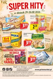 Gazetka promocyjna Prim Market - Gazetka - ważna od 26.08 do 26.08.2026 - strona 16 - produkty: Makaron, Sok, Gra, Gnocchi, Sito, Dell, Leon, Przyprawy, Mąka, Chusteczki, Mąka pszenna, Grill, Fa