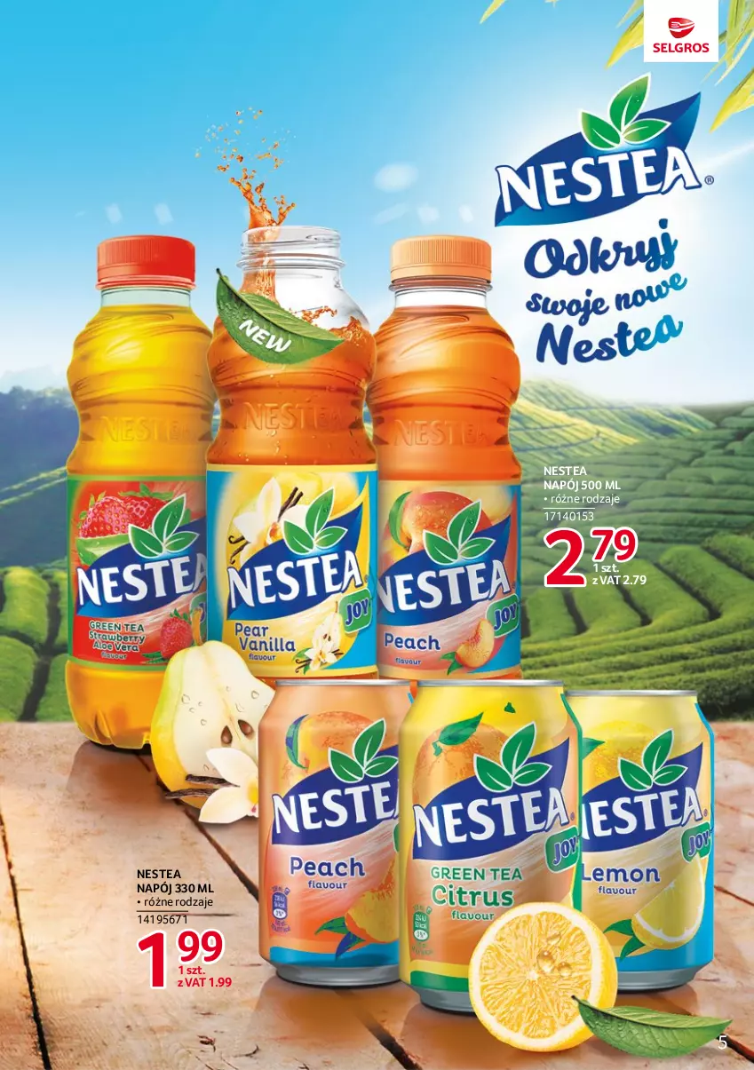 Gazetka promocyjna Selgros - Katalog Markowe Produkty - ważna 29.06 do 12.07.2023 - strona 5 - produkty: Napój, Nestea