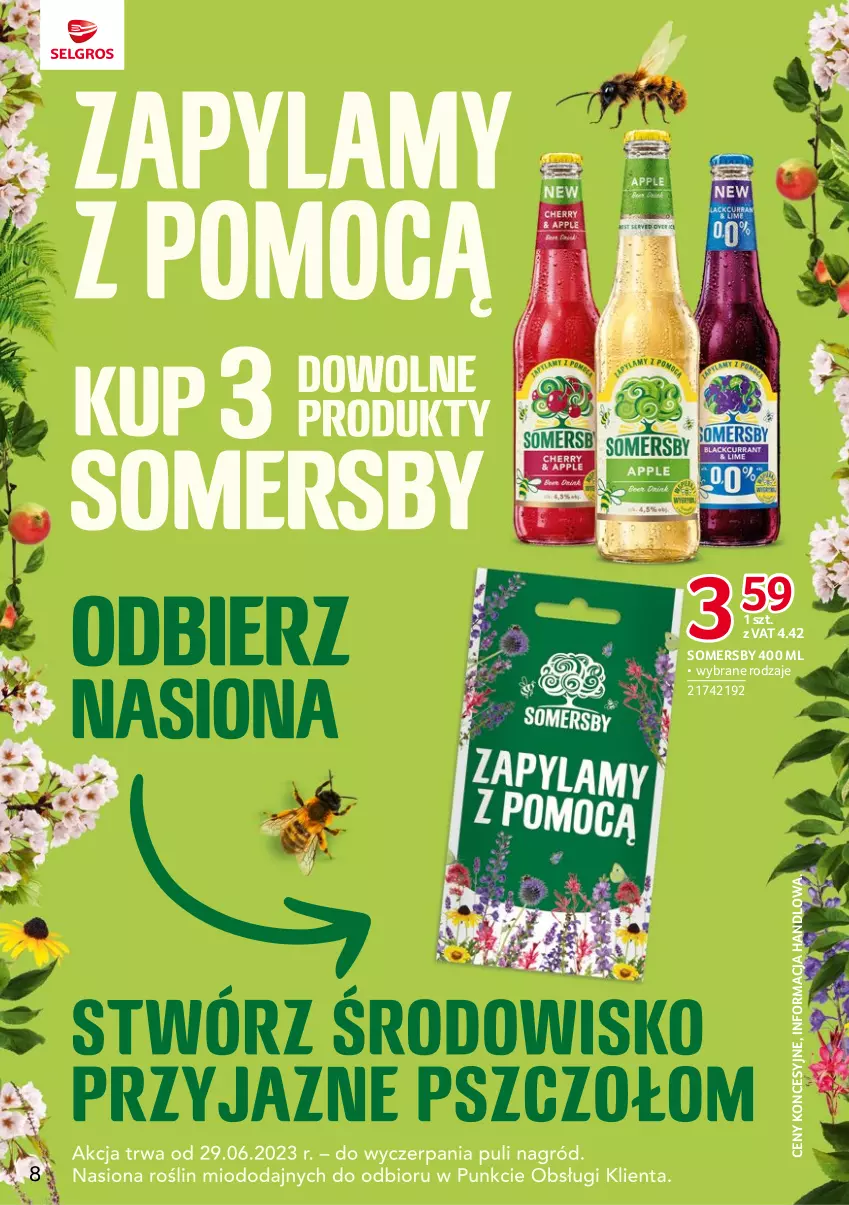 Gazetka promocyjna Selgros - Katalog Markowe Produkty - ważna 29.06 do 12.07.2023 - strona 8 - produkty: Somersby