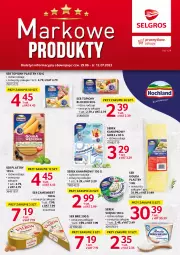 Gazetka promocyjna Selgros - Katalog Markowe Produkty - Gazetka - ważna od 12.07 do 12.07.2023 - strona 1 - produkty: Ser topiony, Serek wiejski, Top, Ser, Brie, Serek kanapkowy, Serek, Gouda plastry, Camembert, Gouda