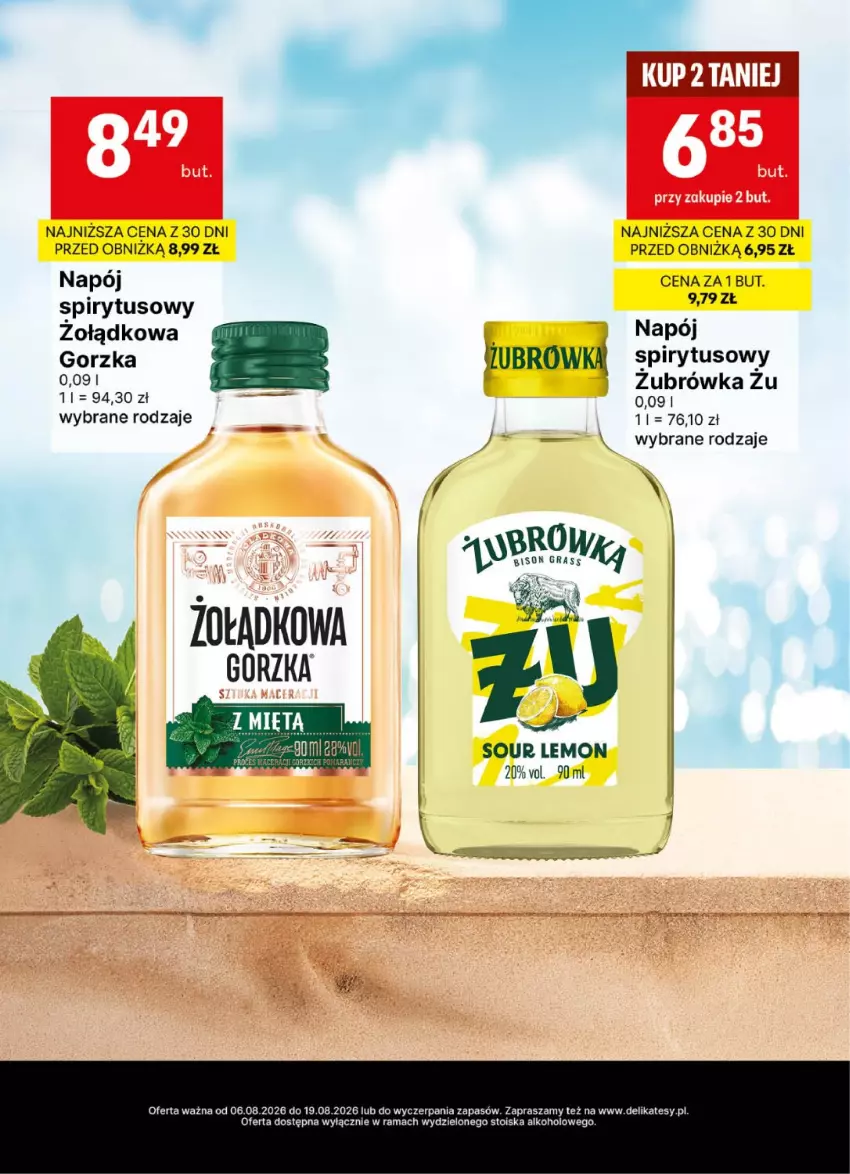 Gazetka promocyjna Delikatesy Centrum - Delibarek DC32-DC33 - ważna 06.08 do 19.08.2026 - strona 12 - produkty: Napój, Rama