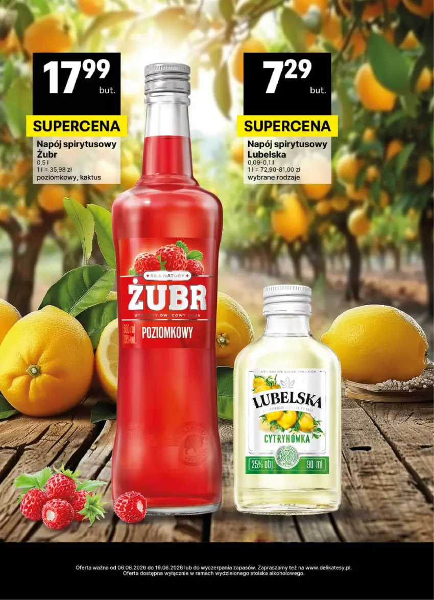 Gazetka promocyjna Delikatesy Centrum - Delibarek DC32-DC33 - ważna 06.08 do 19.08.2026 - strona 14 - produkty: Kaktus, Napój, Rama, Rum