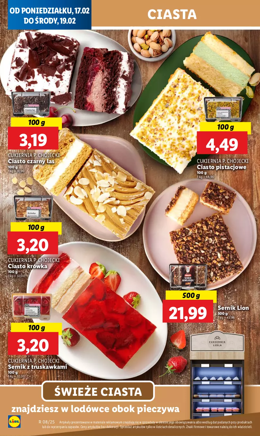 Gazetka promocyjna Lidl - GAZETKA - ważna 17.02 do 19.02.2025 - strona 48 - produkty: Cukier, Lion, Piec, Ser