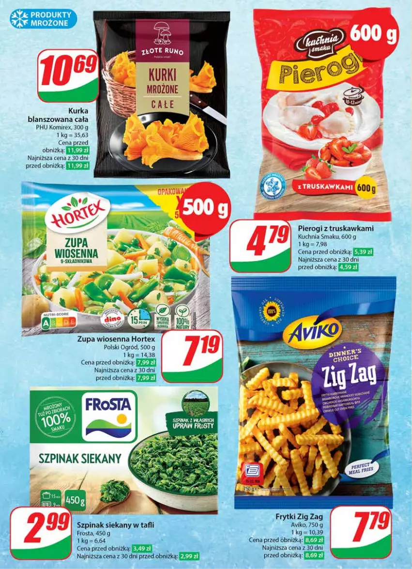 Gazetka promocyjna Dino - Gazetka 35 / 2024 - ważna 28.08 do 03.09.2024 - strona 26 - produkty: Frosta, Frytki, Hortex, Kuchnia, Ogród, Pierogi, Produkty mrożone, Zupa