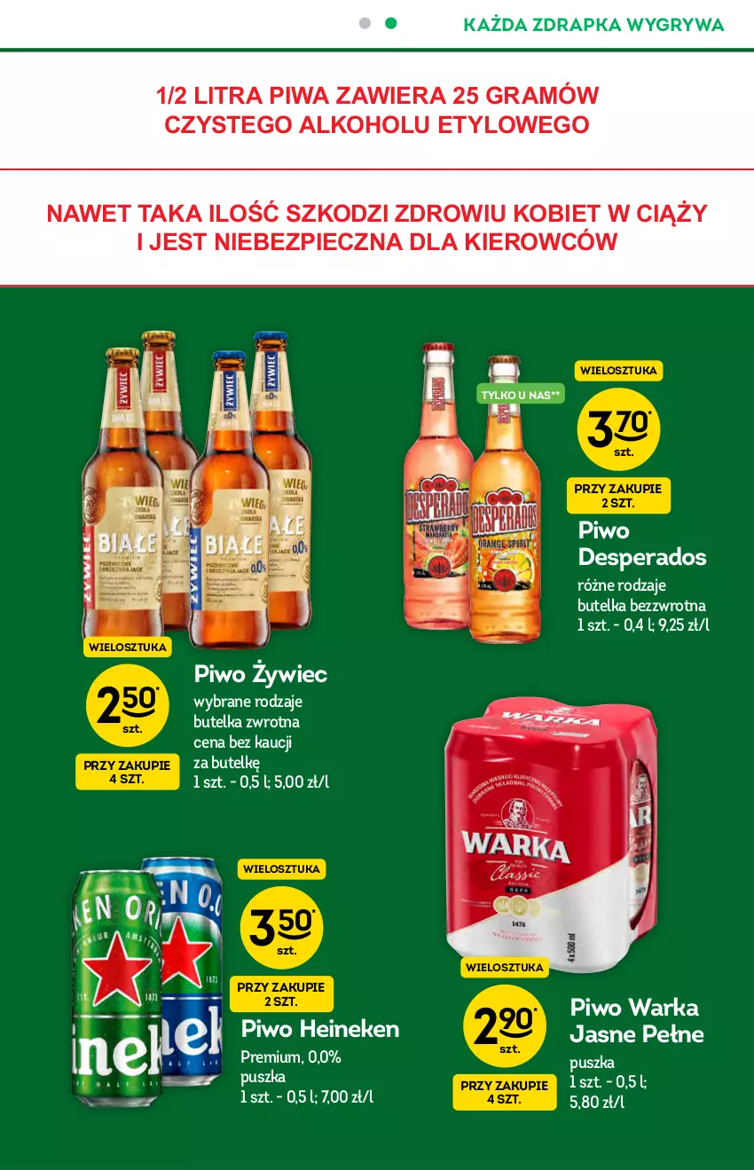 Gazetka promocyjna Żabka - ważna 09.06 do 22.06.2021 - strona 11 - produkty: Desperados, Gra, Gry, Heineken, O nas, Piec, Piwa, Piwo, Warka