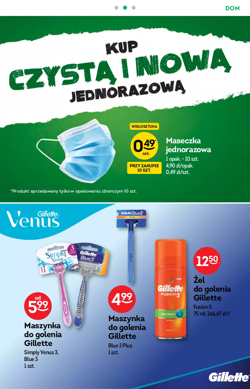 Gazetka promocyjna Żabka - ważna 09.06 do 22.06.2021 - strona 46 - produkty: Fusion, Gillette, Maszynka, Maszynka do golenia, Szynka, Venus