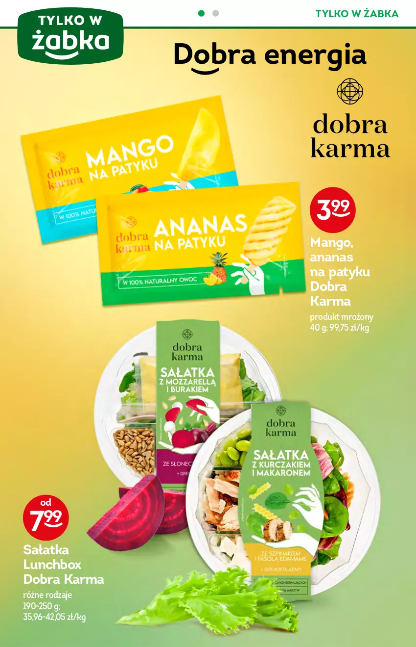 Gazetka promocyjna Żabka - ważna 25.08 do 31.08.2021 - strona 24 - produkty: Ananas, Mango, Sałat, Sałatka