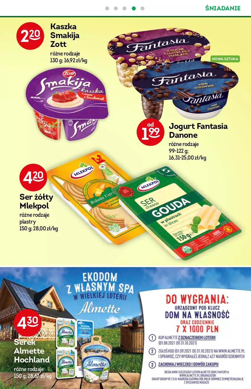 Gazetka promocyjna Żabka - ważna 25.08 do 31.08.2021 - strona 29 - produkty: Almette, Danone, Fa, Fanta, Hochland, Jogurt, Ser, Serek, Smakija, Zott