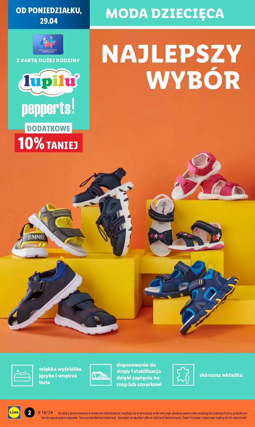 Gazetka promocyjna Lidl - GAZETKA - ważna 29.04 do 04.05.2024 - strona 4 - produkty: Chleb, Dzieci, Moda, Ser, Top